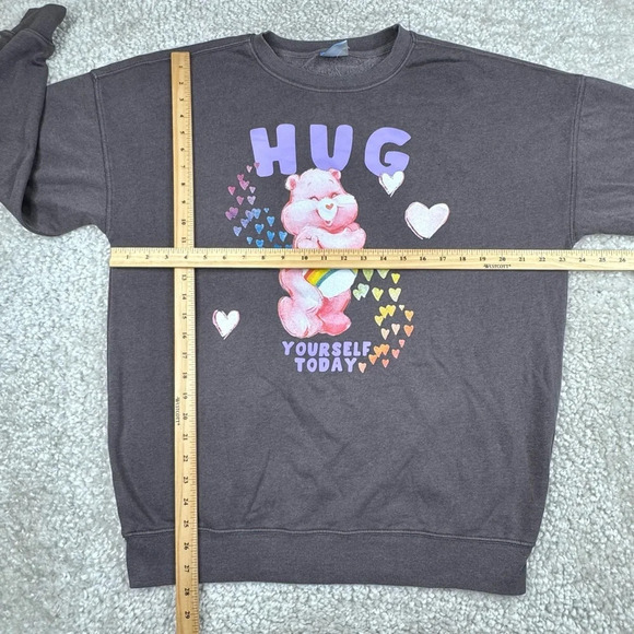 CARE BEARS Cheer Bear Hug Yourself Today Sweatshirt Cotton Poly. Small oversized - Picture 13 of 14
